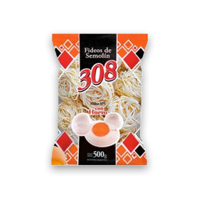 308 FIDEOS C.HUEVO NIDO Nº1 x 500 GR